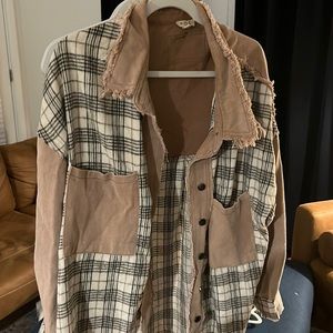 Plaid shacket